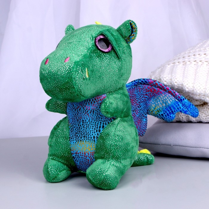 Мягкая игрушка &laquo;Дракон&raquo;, цвет зелёный