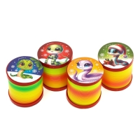 Новый год! Пружинка радуга «Змея удачи», цвета МИКС, d.-5см, новогодний подарок Новый год! Пружинка радуга «Змея удачи», цвета МИКС, d.-5см, новогодний подарок