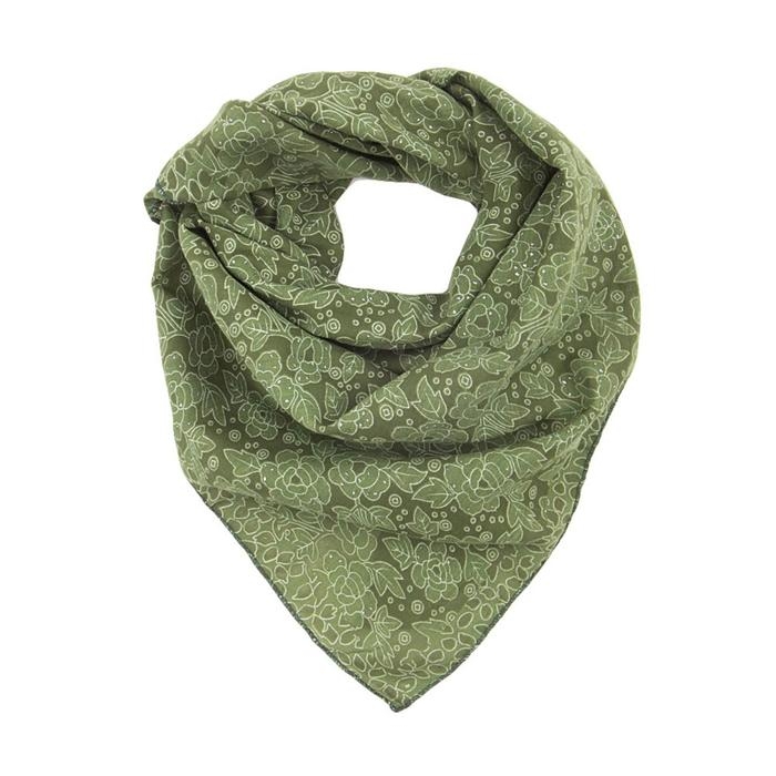 Платок женский, цвет хаки, размер 70х70 Платок женский, цвет хаки, размер 70х70