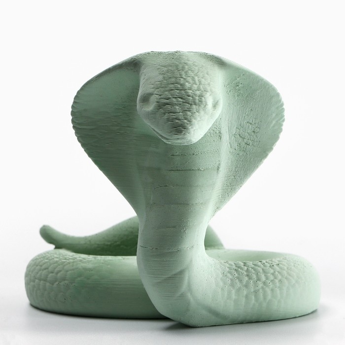 Подставка новогодняя под телефон &laquo;Кобра&raquo;, зелёная, 8,5 х 7,5 см