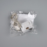 Гирлянда &laquo;Нить&raquo; 2 м роса. IP20, нить серебристая, 20 LED, 4.6 В, AG13x3 (в комплекте), 3 режима, свечение синее