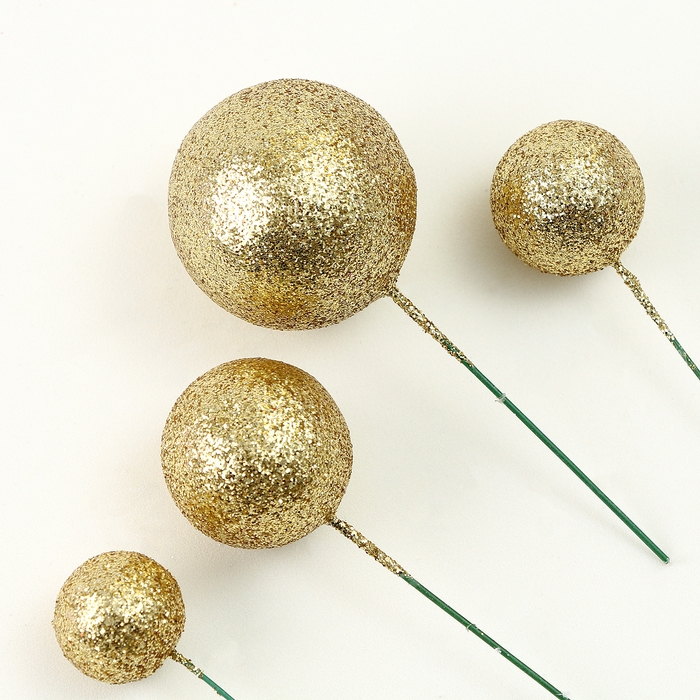 Набор для украшения &laquo;Бусины&raquo;, цвет золото