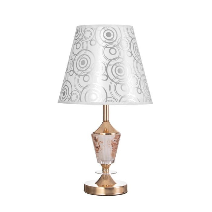 Настольная лампа Вива E27 40Вт золото 25х25х47 см RISALUX Настольная лампа Вива E27 40Вт золото 25х25х47 см RISALUX