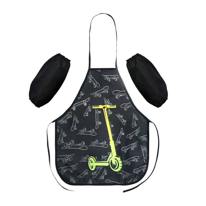 Фартук для труда + нарукавники, 485 х 395/250 х 160 мм, рост 116-146 см, Calligrata Фартук для труда + нарукавники, 485 х 395/250 х 160 мм, рост 116-146 см, Calligrata "Самокат"