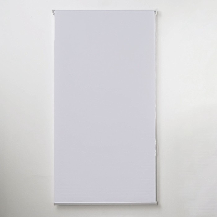 Штора рулонная &laquo;Механика. Блэкаут&raquo;, 100&times;180 см (с учётом креплений 3,5 см), цвет светло-серый