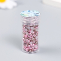 Декор "Градиент розовый" d=4 мм 10г 200 шт 5х2,5 см МИКС