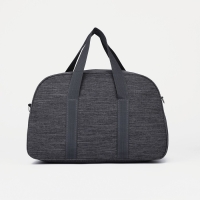 Сумка дорожная на молнии, наружный карман, длинный ремень, цвет серый Сумка дорожная на молнии, наружный карман, длинный ремень, цвет серый