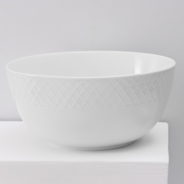 Набор салатников фарфоровых Wilmax &laquo;Юлия Высоцкая&raquo;, 7 предметов: салатник большой d=20 см, салатники малые d=12 см, цвет белый