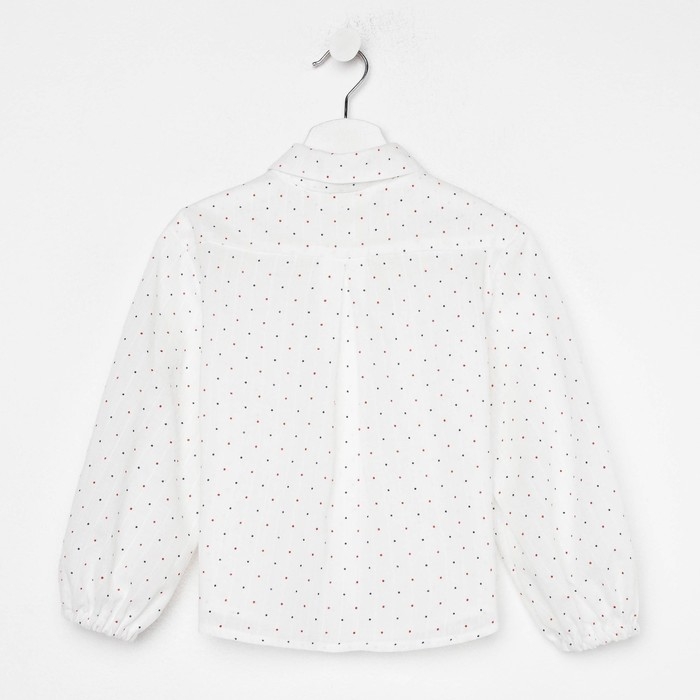 Рубашка детская MINAKU: Cotton collection цвет белый, рост 116