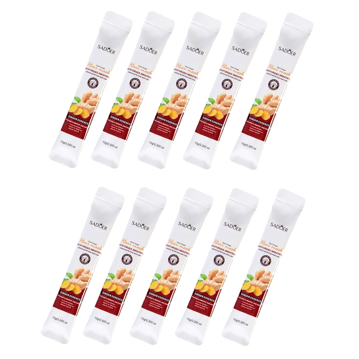 Маска для волос, экстракт имбиря, 10 г х 10 штук Маска для волос, экстракт имбиря, 10 г х 10 штук