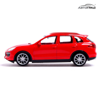 Машина металлическая PORSCHE CAYENNE TURBO, 1:43, цвет красный Машина металлическая PORSCHE CAYENNE TURBO, 1:43, цвет красный