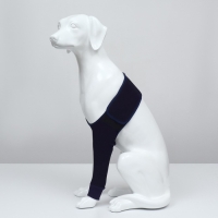 Бандаж на лапу послеоперационный, хлопок+спандекс, размер M (ОГ 45-61, длина 23 см), синий Бандаж на лапу послеоперационный, хлопок+спандекс, размер M (ОГ 45-61, длина 23 см), синий