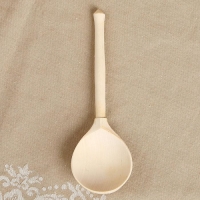 Ложка полубаская, без росписи, фрезерная, 19×6 см Ложка полубаская, без росписи, фрезерная, 19×6 см