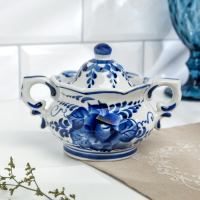 Сахарница, гжель