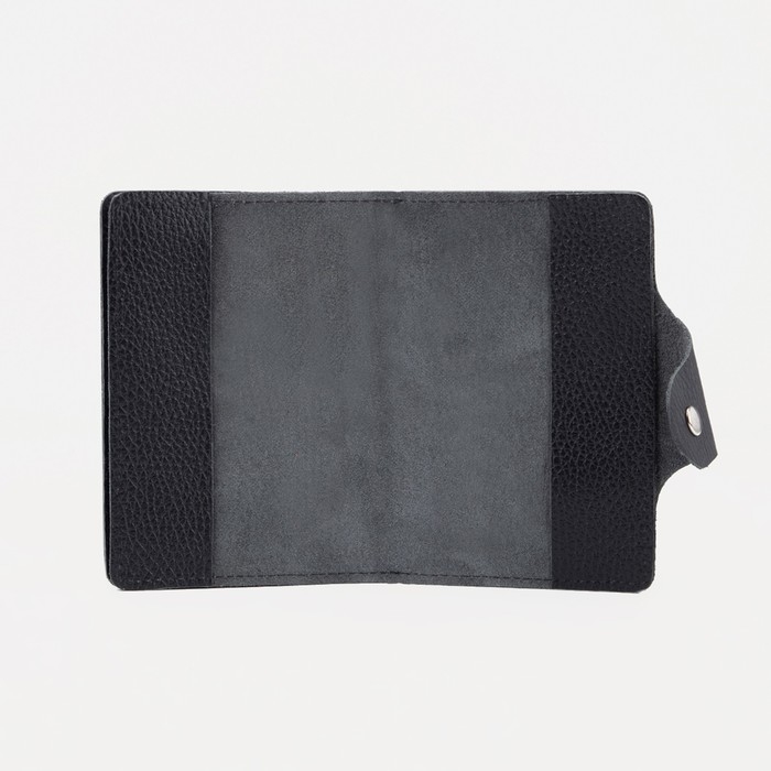 Обложка для автодокументов и паспорта, TEXTURA, цвет чёрный Обложка для автодокументов и паспорта, TEXTURA, цвет чёрный