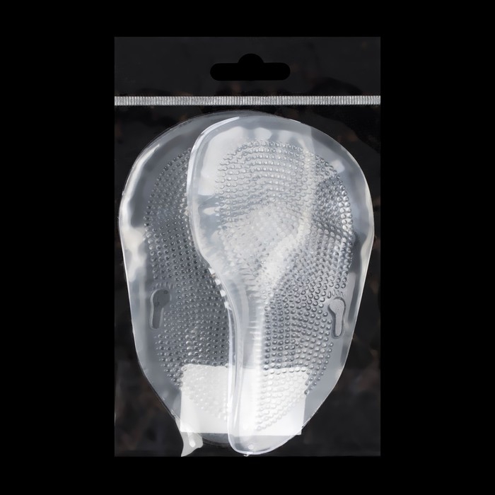 Полустельки для обуви, на клеевой основе, силиконовые, 12,5 × 6,4 см, пара, цвет прозрачный Полустельки для обуви, на клеевой основе, силиконовые, 12,5 × 6,4 см, пара, цвет прозрачный