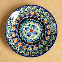 Набор чайный Риштан, 4 предмета в подар упак: чайник 0,7л, 2 пиалы 9,5см, тарелка 17см Набор чайный Риштан, 4 предмета в подар упак: чайник 0,7л, 2 пиалы 9,5см, тарелка 17см