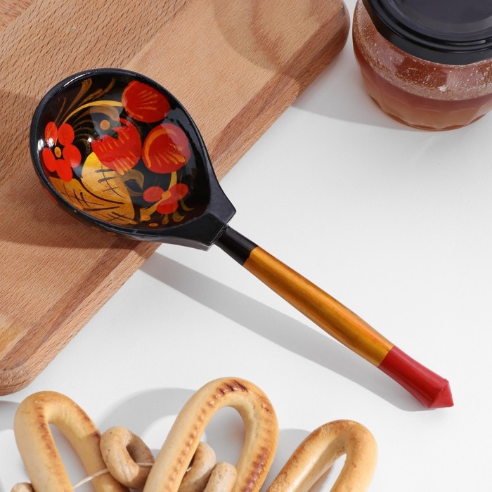 Ложка полубаская «Традиционная», 19×6 см, микс Ложка полубаская «Традиционная», 19×6 см, микс