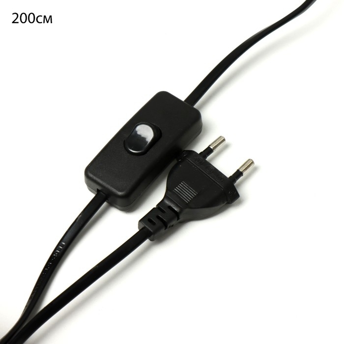 Бра с переключателем на проводе "Анабель" Е14  40Вт черный 20х8х15см