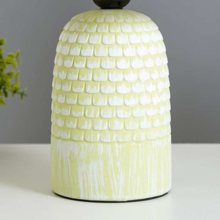 Настольная лампа Настольная лампа "Арабика" E27 40Вт мятный 20х20х33 см RISALUX