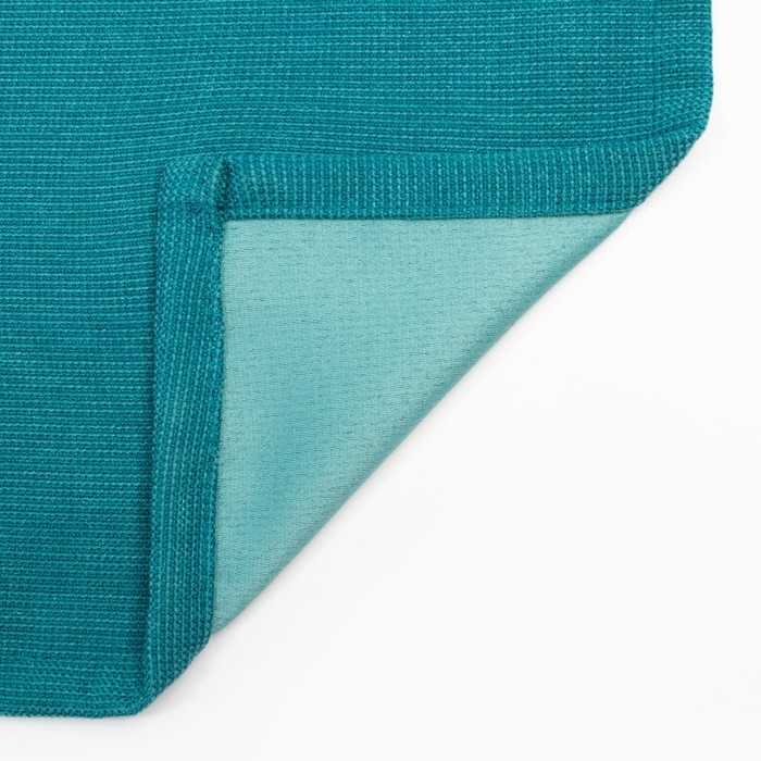 Штора портьерная Этель &laquo;Структурная&raquo;, цвет синий, на шторной ленте, 250х265 см, 100% п/э