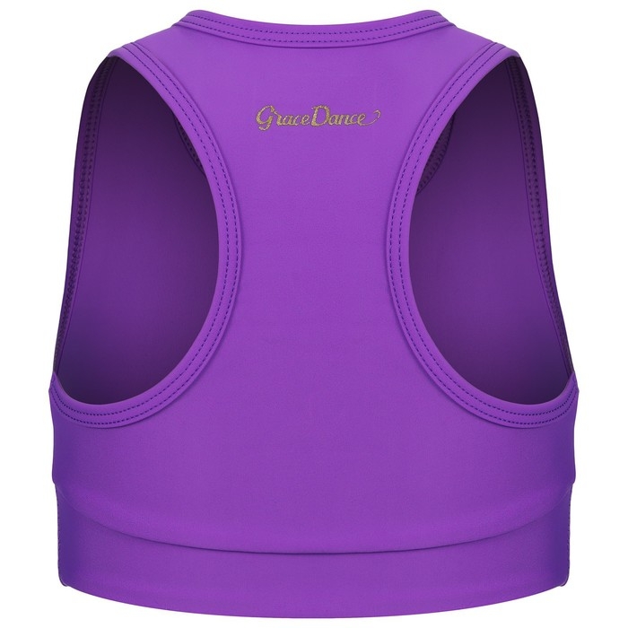 Топ-борцовка для гимнастики и танцев Grace Dance, р. 42, цвет фиолетовый