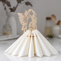 Салфетница деревянная &laquo;Фея крестная&raquo;, 22&times;11&times;11 см