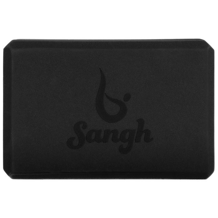 Набор для йоги Sangh: блок, ремень, цвет чёрный Набор для йоги Sangh: блок, ремень, цвет чёрный