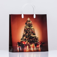 Новый год. Пакет "Ёлка", мягкий пластик, 30х30 120 мкм. Новый год. Пакет "Ёлка", мягкий пластик, 30х30 120 мкм.