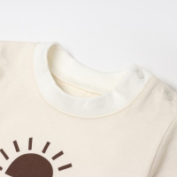 Комплект: футболка с дл. рукавом и брюки Крошка Я Dreamer, рост 86-92 см, бежевый