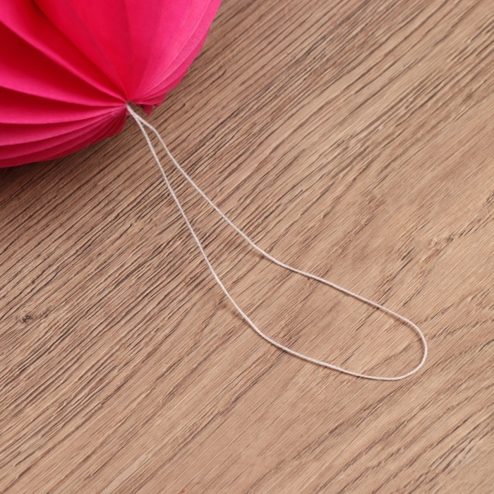 Шар бумажный декоративный, диаметр 20 см, цв. т.розовый Шар бумажный декоративный, диаметр 20 см, цв. т.розовый