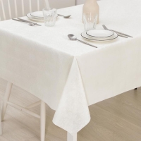 Клеенка столовая на нетканой основе с тиснением «Вензеля», ширина 135 см, рулон 20 м, цвет белый Клеенка столовая на нетканой основе с тиснением «Вензеля», ширина 135 см, рулон 20 м, цвет белый