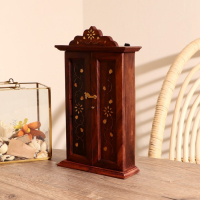 Ключница с инкрустацией "Лиана" дерево 29,5*16,5*6 см