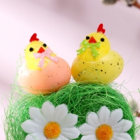 Набор для декора пасхальный &laquo;Цыплята&raquo; 2 &times; 11 &times; 11 см