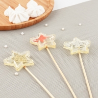 Силиконовый молд для леденцов и шоколада &laquo;Погремушка Звезды&raquo;, цвет прозрачный