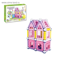 Конструктор магнитный &laquo;Дом&raquo;, световые и звуковые эффекты, 88 деталей