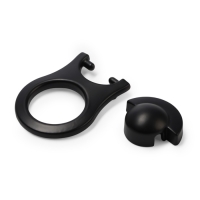 Ручка-кнопка CAPPIO OPENER, алюминий, цвет черный Ручка-кнопка CAPPIO OPENER, алюминий, цвет черный