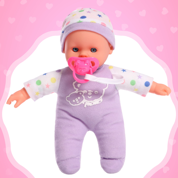Пупс мягконабивной &laquo;Мой малыш&raquo; со звуком, МИКС
