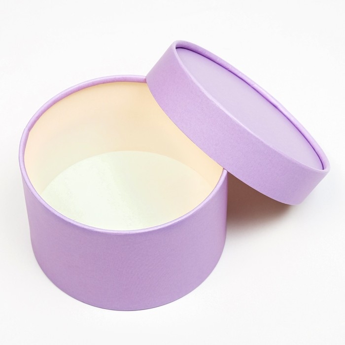 Набор шляпных коробок 3 в 1, Набор шляпных коробок 3 в 1,"Сиреневый",16 х 10,14 х 9,13 х 8,5 см