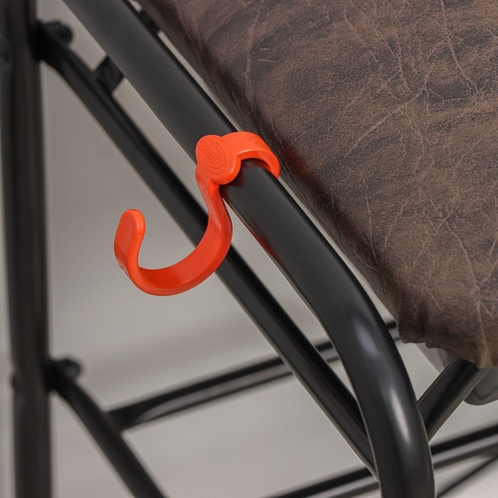 Подставка для обуви с сиденьем и ящиком ЗМИ, 3 яруса, 45&times;30&times;48 см, цвет чёрный