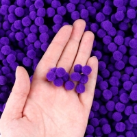 Набор деталей для декора &laquo;Бомбошки&raquo;, набор 5000 шт., размер 1 шт. &mdash; 1 см, цвет фиолетовый