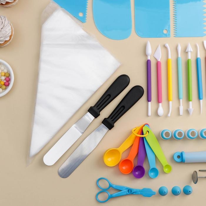Набор кондитерский, 78 предметов, цвет МИКС Набор кондитерский, 78 предметов, цвет МИКС