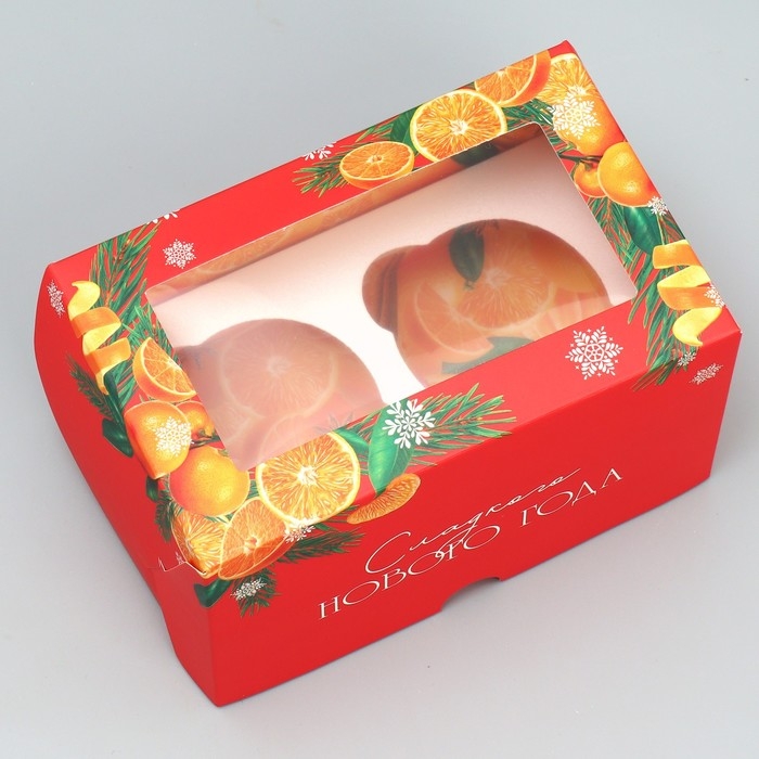 Коробка складная с двусторонним нанесением &laquo;Сладкого Нового года&raquo; 16 х 10 х 10 см, Новый год