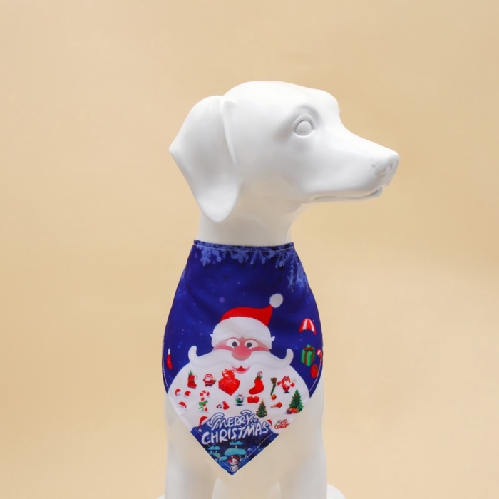 Новый год. Бандана для животных Новый год. Бандана для животных "Новогодняя", размер L (ОШ до 62 см)