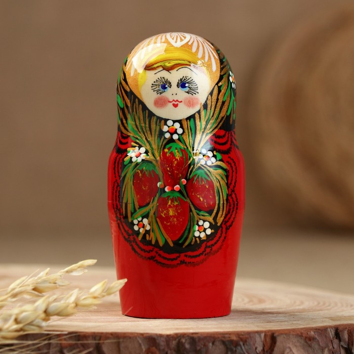 Матрёшка 5-ти кукольная "Татьяна", хохлома, 14-15 см