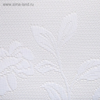 Тюль на кухню на шторной ленте 245х165 см, цвет белый, 100% полиэстер Тюль на кухню на шторной ленте 245х165 см, цвет белый, 100% полиэстер