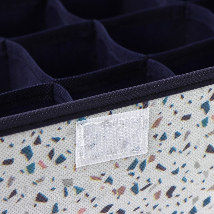 Органайзер для хранения белья Доляна «Мармелад», 24 ячейки, 38×30×12 см, цвет белый Органайзер для хранения белья Доляна «Мармелад», 24 ячейки, 38×30×12 см, цвет белый