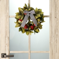 Венок на дверь интерьерный "Гранаты" d=35 см Венок на дверь интерьерный "Гранаты" d=35 см