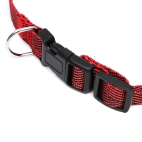 Ошейник "Вязанка", ширина 2 см, красный Ошейник "Вязанка", ширина 2 см, красный