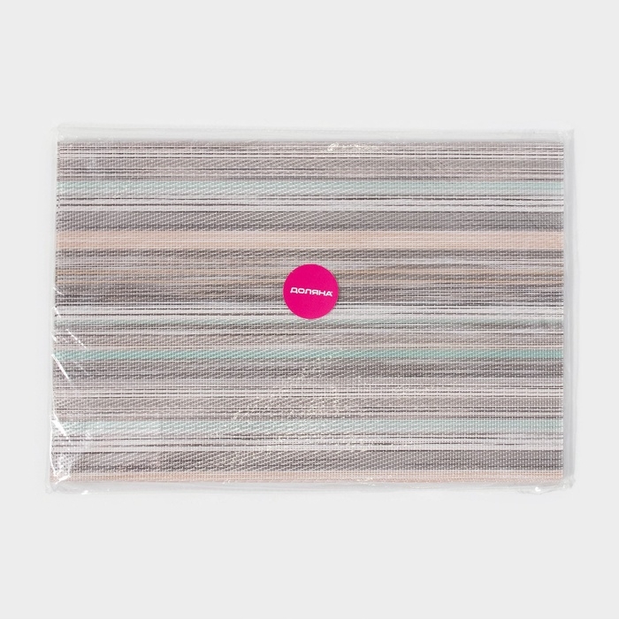 Салфетка сервировочная на стол &laquo;Дождь&raquo;, 45&times;30 см, серая